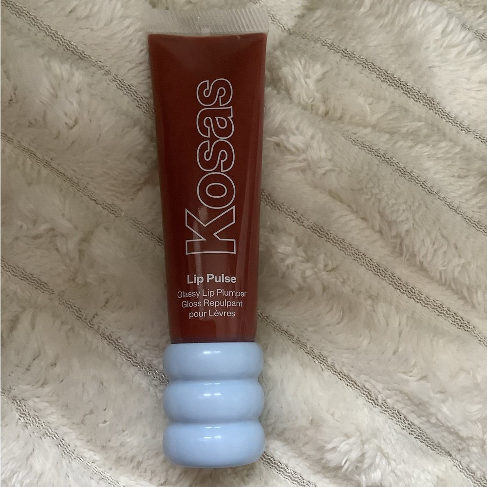 Kosas Lip Pulse Glossy Lip Plumper — Warm Terracotta